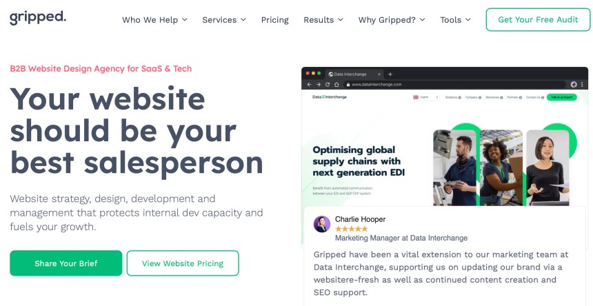 Gripped B2B Website Design Agencies