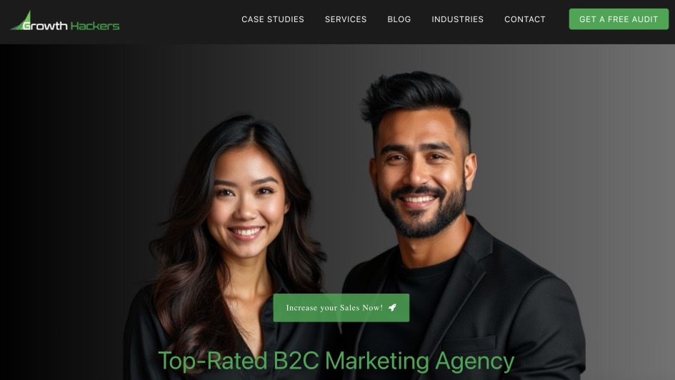 Growth Hackers Award Winning B2C Marketing Agency