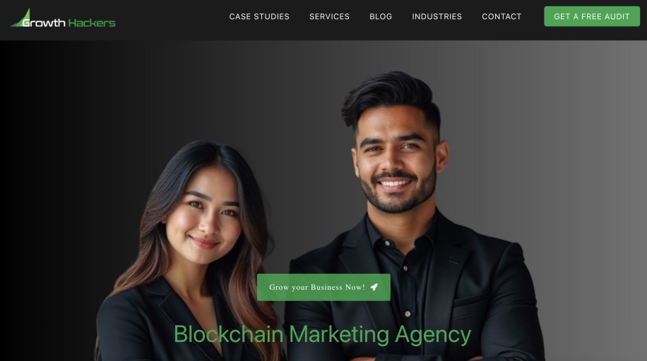 Growth Hackers Award-Winning Blockchain Marketing Agency