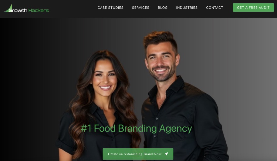 Growth Hackers Award-Winning Food Branding Company