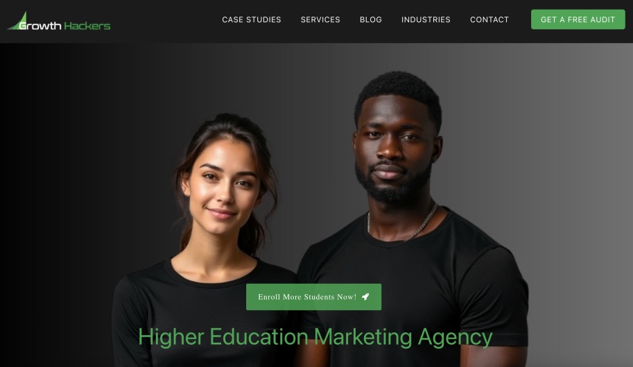 Growth Hackers Award-Winning Higher Education Marketing Agency