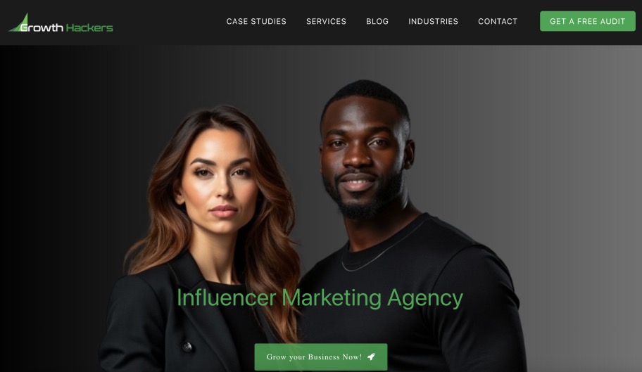 Growth Hackers Award Winning Influencer Marketing Agency