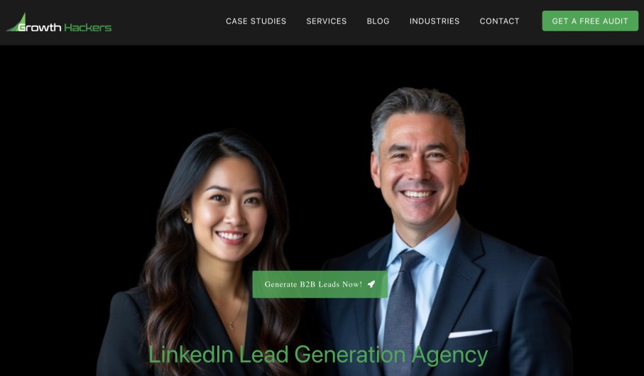 Growth Hackers Award Winning LinkedIn Lead Generation Agency