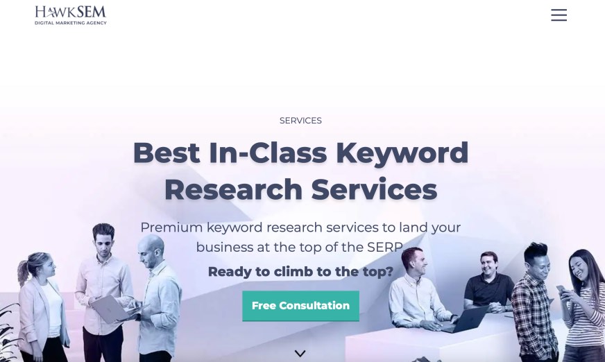 HawkSEM Best Keyword Analysis Agency