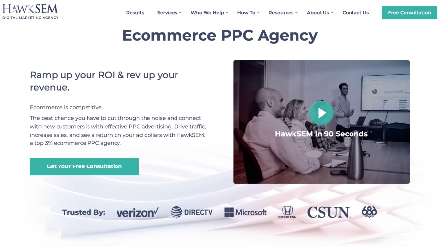 HawkSEM eCommerce PPC Firm