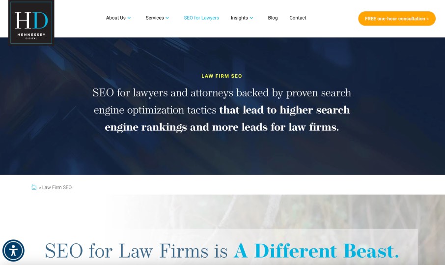 Hennessey Digital Best Law Firm SEO Company for Lawyers and Attorneys