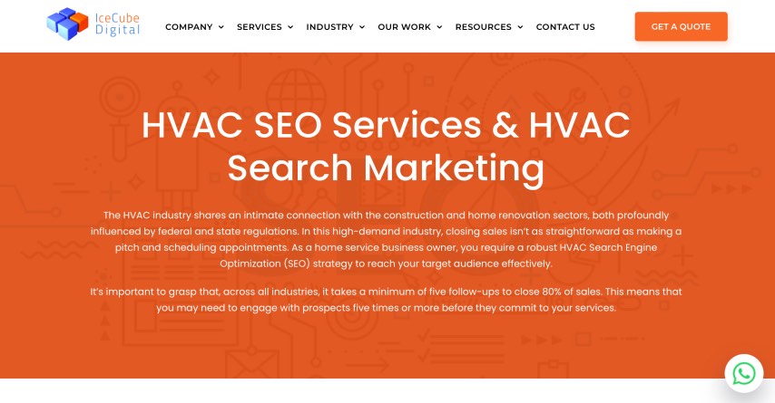 Icecube Digital Leading HVAC SEO Agency