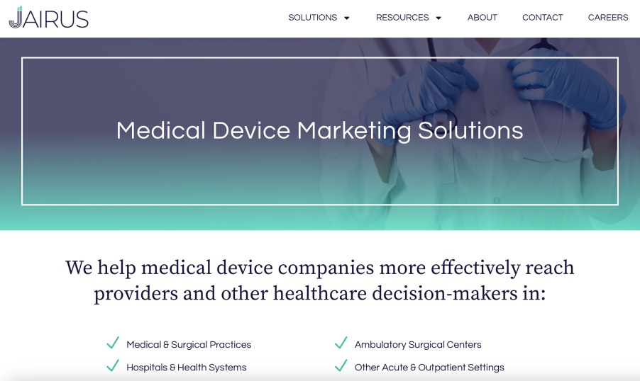 Jairus Best Medical Device Marketing Agency