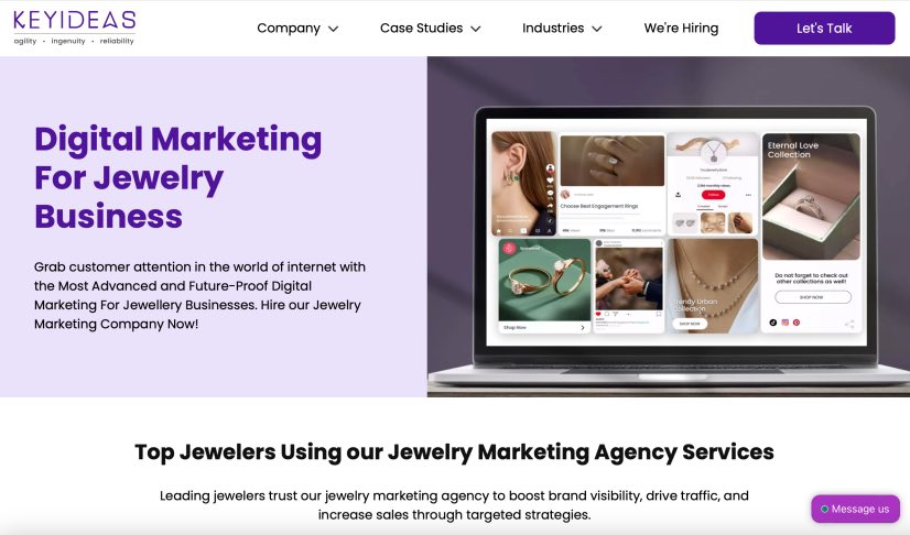 Keyideas Best Jewelry Marketing Agency