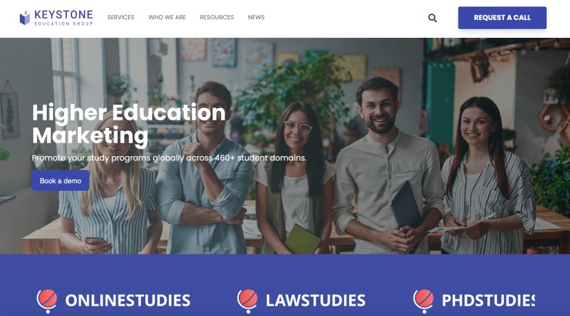 Keystone Education Group KEG Higher Ed Marketing Services