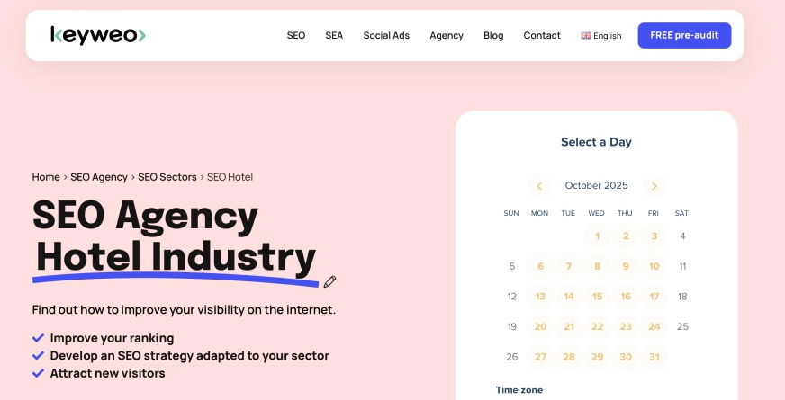 Keyweo Best SEO Agency for Hotel Industry