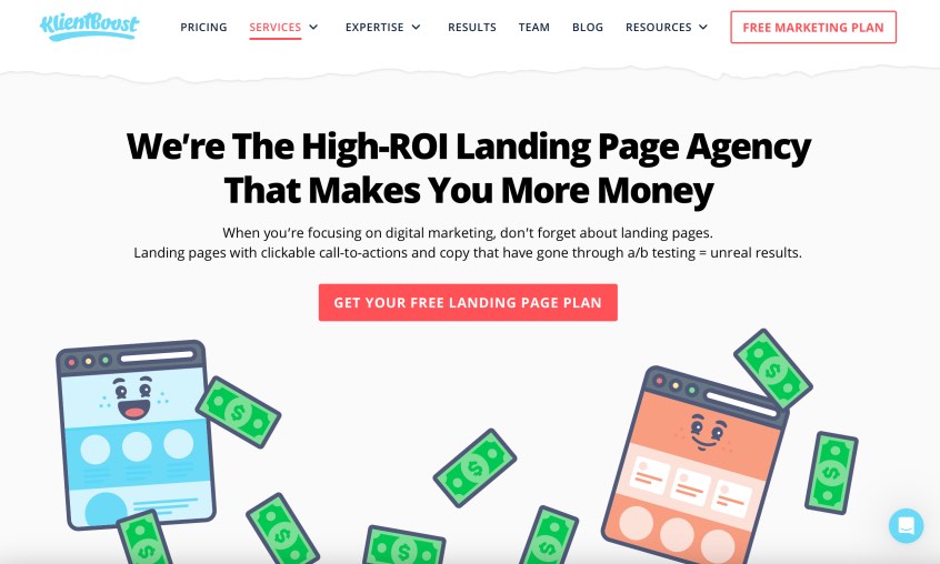 KlientBoost Best Landing Page Firm