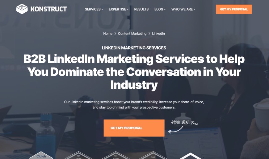 Konstruct Digital Best LinkedIn Marketing Agencies