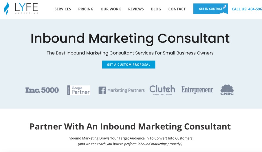 LYFE Best Inbound Marketing Consultant Services