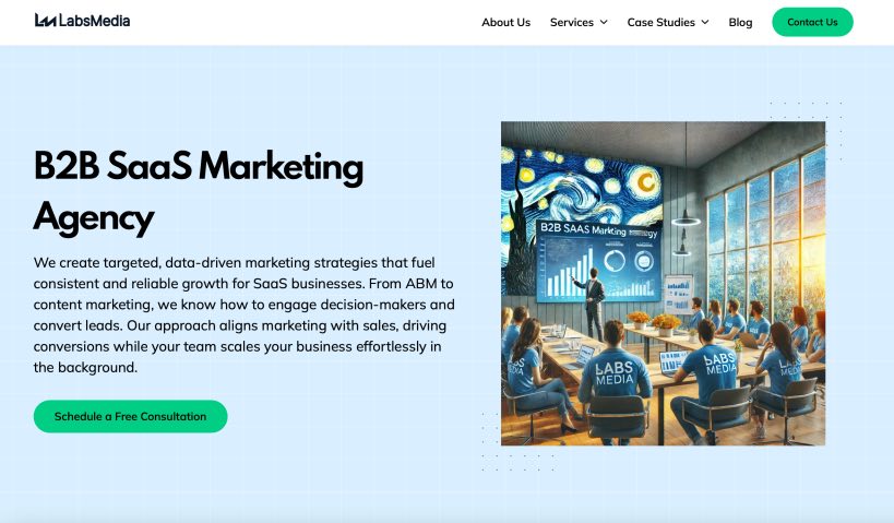 LabsMedia Best B2B SaaS Marketing Agencies