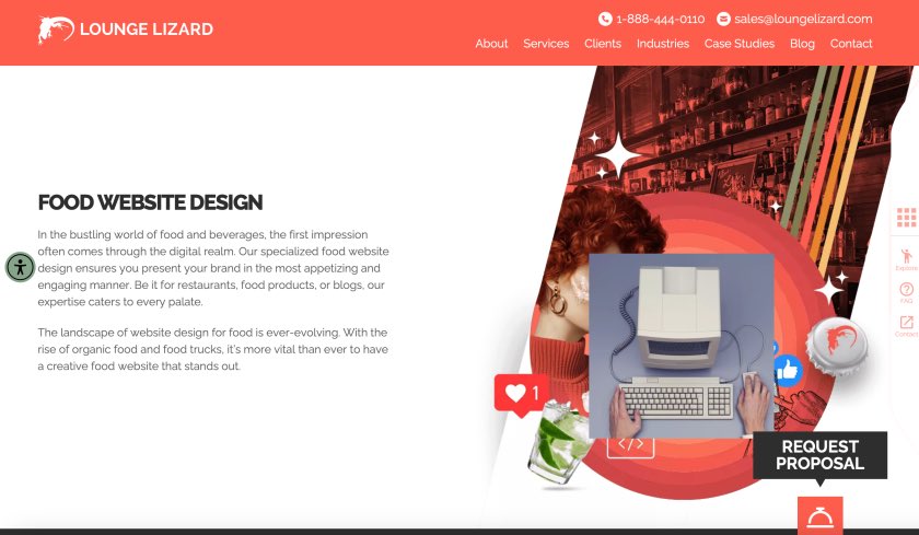 Lounge Lizard Best Food Web Design Agency