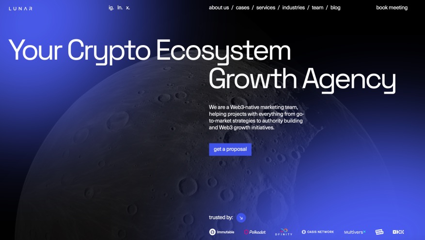 Lunar Strategy Blockchain Marketing Agency