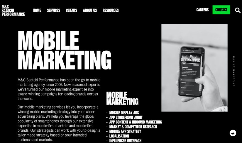 M&C Saatchi Performance Mobile App User Acquisition Services