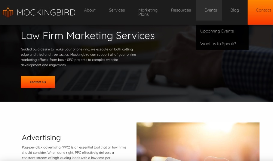 Mockingbird Legal Marketing Digital Agency for Law Firms