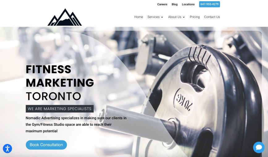 Nomadic Advertising Gym Marketing Studio