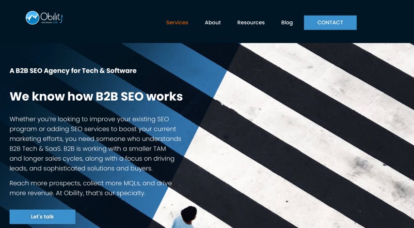 Obility Top B2B SEO Agencies