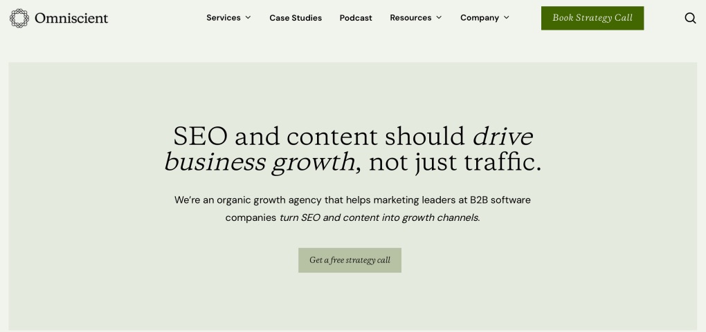 Omniscient Digital Best B2B SEO Agencies