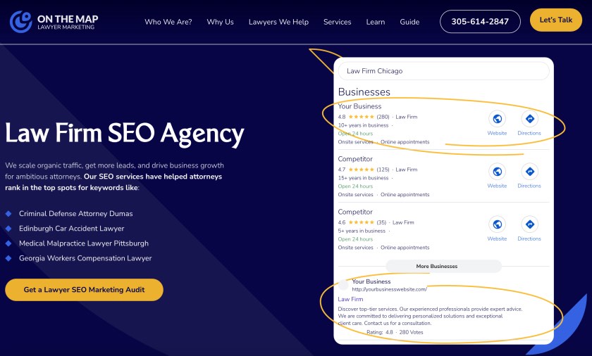 On The Map Marketing Best SEO Companies for Law Firms
