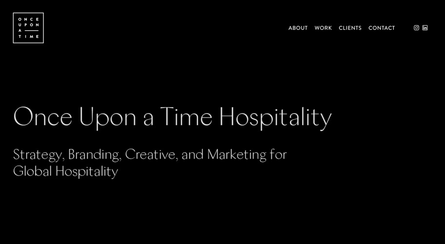 Once Upon a Time Top Hospitaly Branding Services