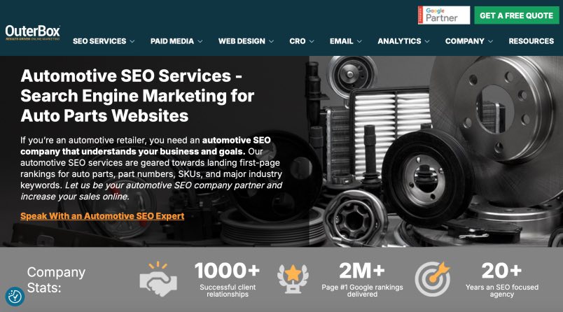 OuterBox Best Automotive SEO Company