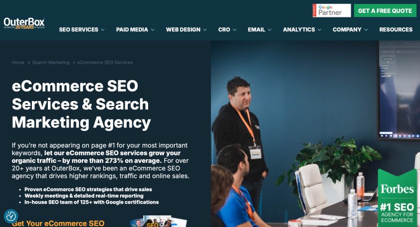 OuterBox Design Best eCommerce SEO Agency