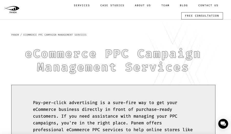 Panem Digital Agency PPC Management Advertising Services