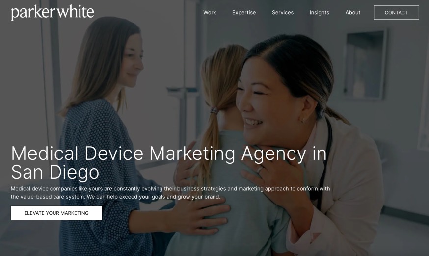 ParkerWhite Full-Service Medical Device Marketing Agencies