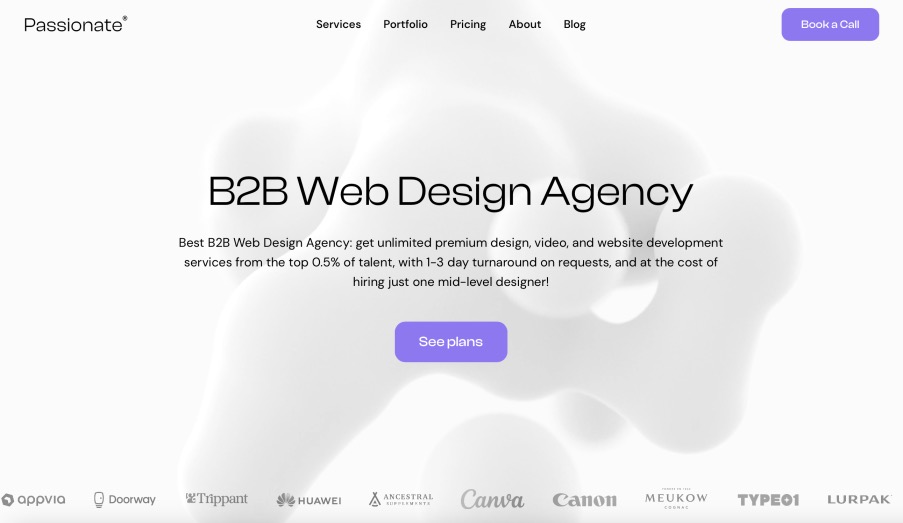 Passionate Best B2B Web Design Services Agency