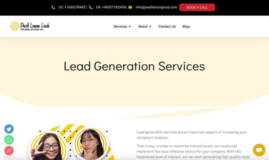 Pearl Lemon Leads Best Lead Generation Company