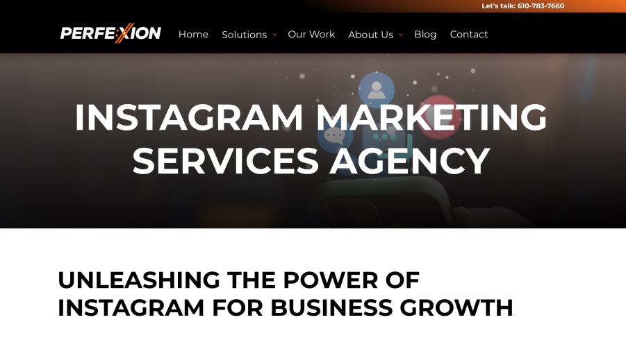 Perfexion Best Instagram Social Media Management Agency