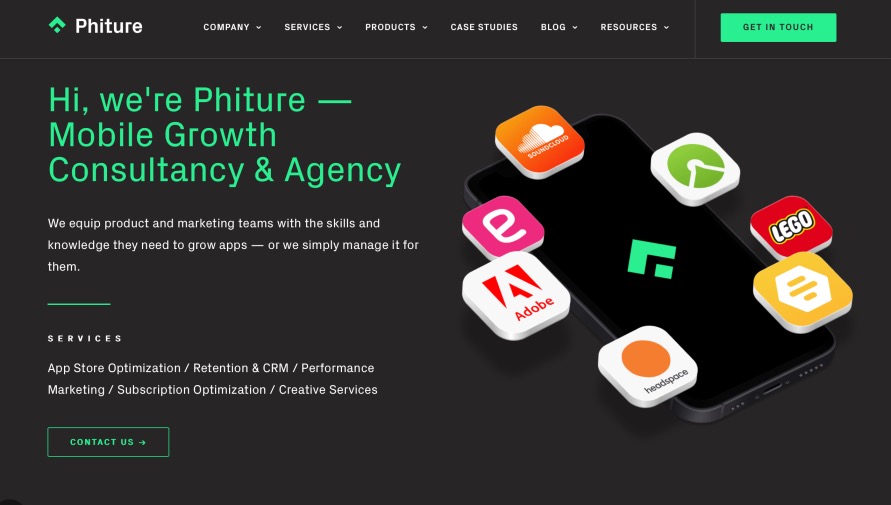 Phiture Full Service Mobile Marketing Company