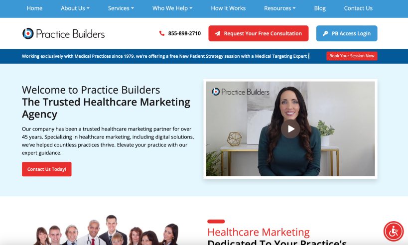 Practice Builders Healthcare Creative Agency for Doctors and Medical Practices