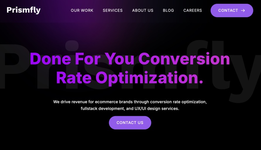 Prismfly Conversion Rate Optimization Agency