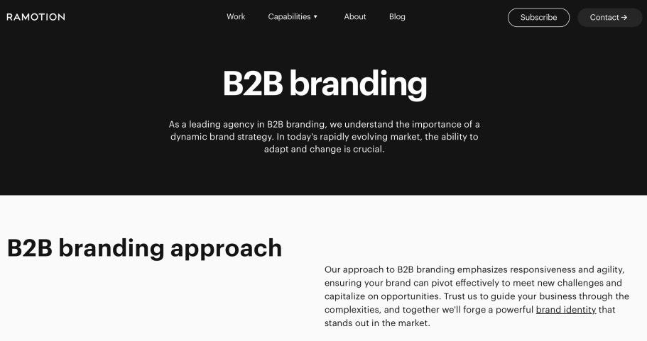 Ramotion Best B2B Branding Company