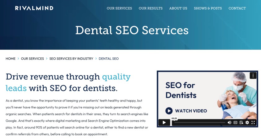 RivalMind Best Dental SEO Services