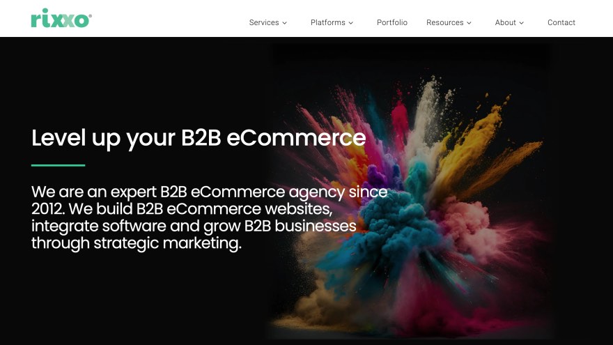 Rixxo Best B2B eCommerce Company