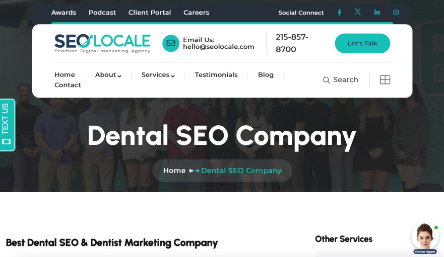 SEO Locale Dental Search Engine Optimization Companies