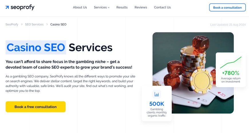 SEOProfy Casino SEO Firm