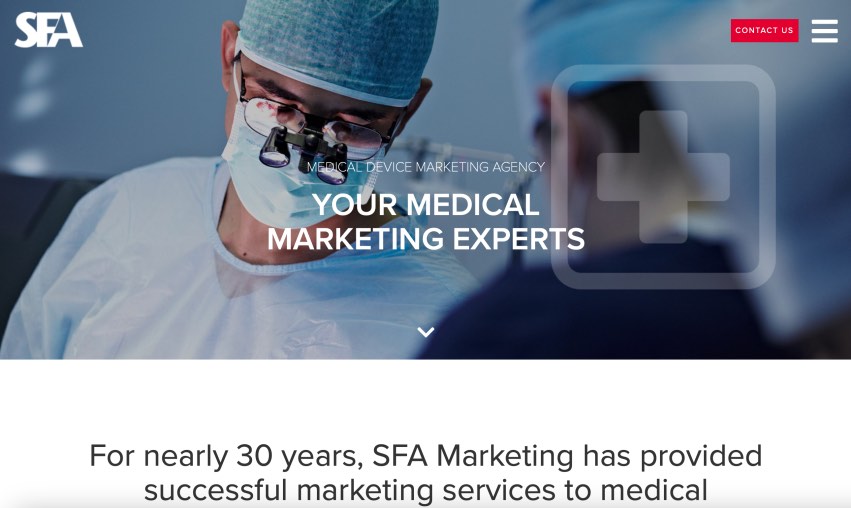 SFA Marketing Best Medical Device Digital Agency