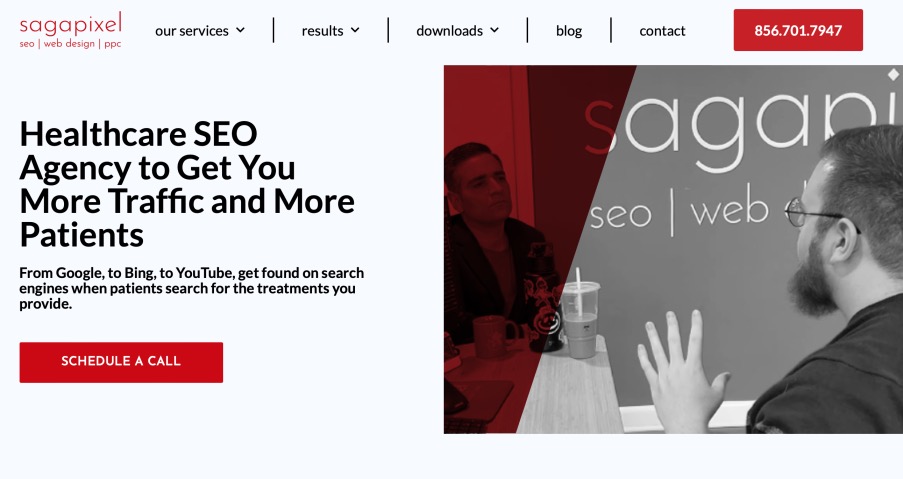 Sagapixel Best Healthcare SEO Agency