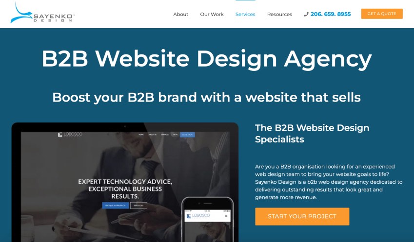 Sayenko Best B2B Web Design Agencies