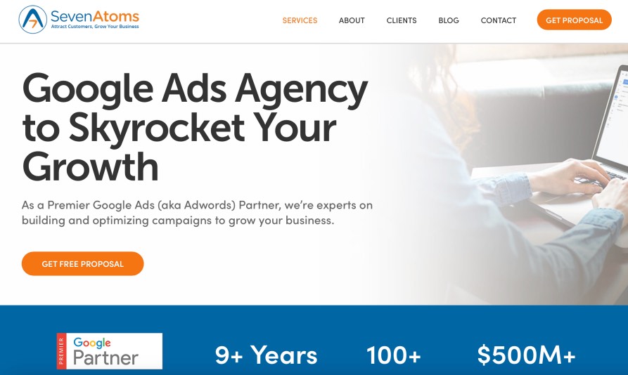 SevenAtoms Top Google Advertising Agencies