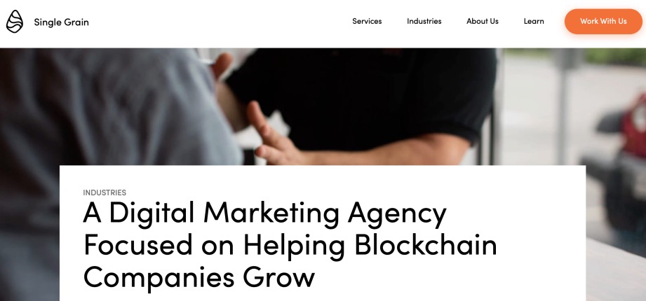 Single Grain Blockchain Marketing Agency