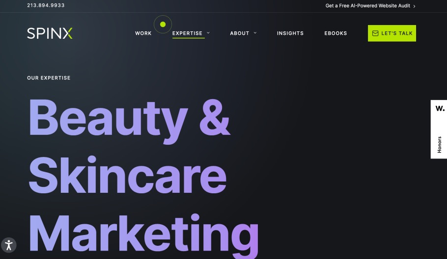 Spinx Digital Beauty Branding Firm