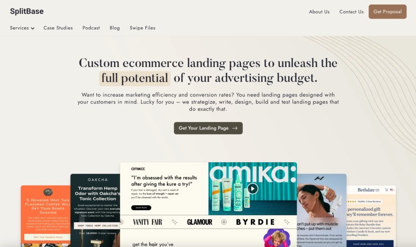 SplitBase Best Landing Page Design Companies